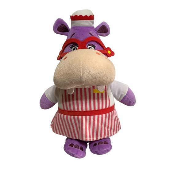 Disney Jr. Doc McStuffins Cuddles & Hugs Hallie Hippo Animated Talking Plush 15” - Picture 3 of 17